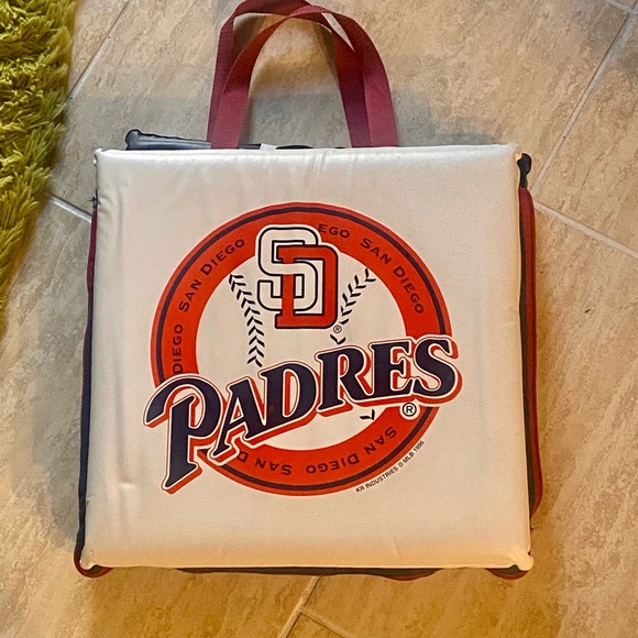 Other - Padres Baseball Seat Cushion 1996 MLB Collectible